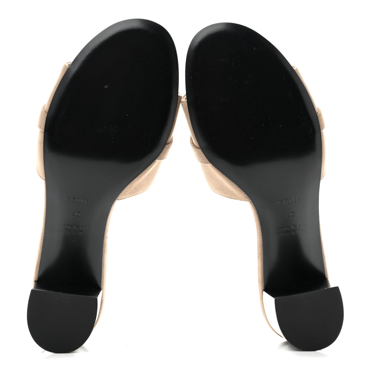Suede Goatskin Gigi 50 Sandals 40 Beige Sable