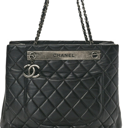 Chanel Lambskin Quilted Trendy CC Tote Black 8 of 11