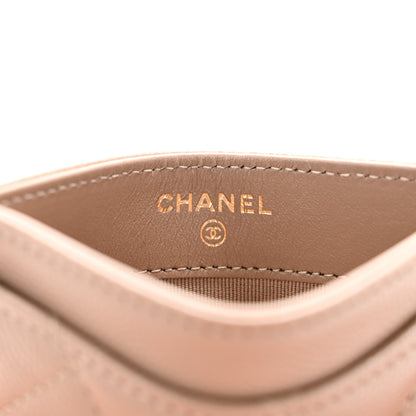 Chanel Caviar Quilted Card Holder Dark Beige 6 of 10