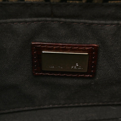 Fendi Zucchino Vitello Mini Mama Baguette Mogano Panna Bruciato 6 of 10