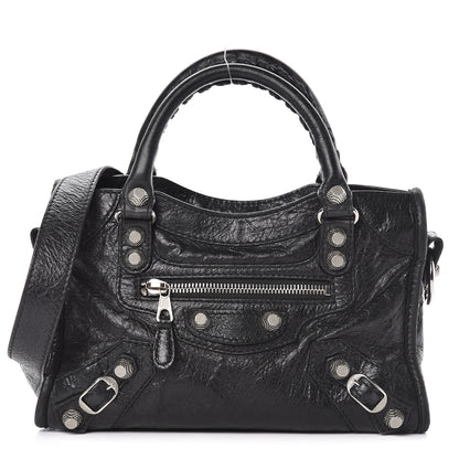 Balenciaga Agneau Giant 12 Silver Hardware Mini City Black 1 of 12