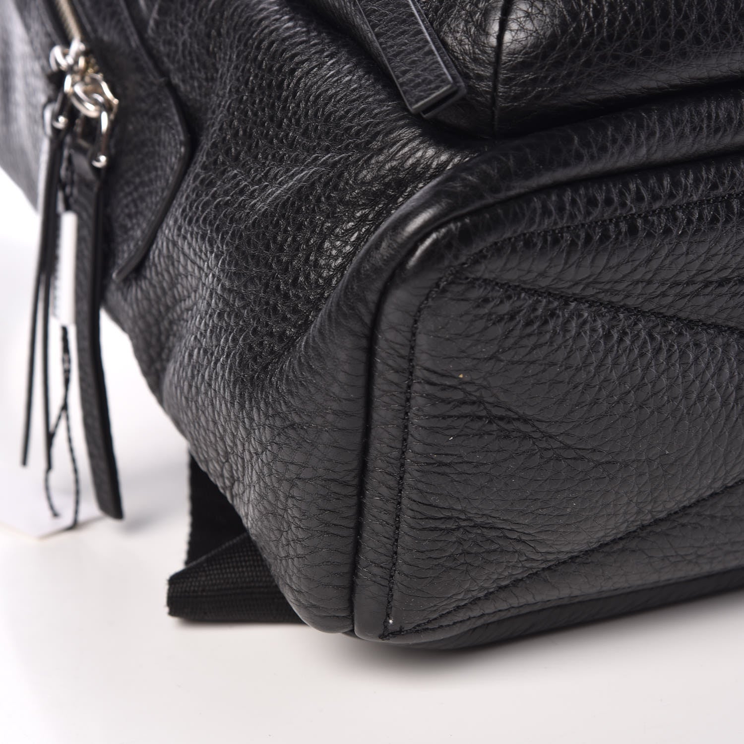 Marc Jacobs Pebbled Calfskin Biker Backpack Black 9 of 10