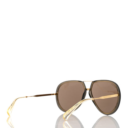 Gucci Aviator Sunglasses GG0904S Gold 4 of 9