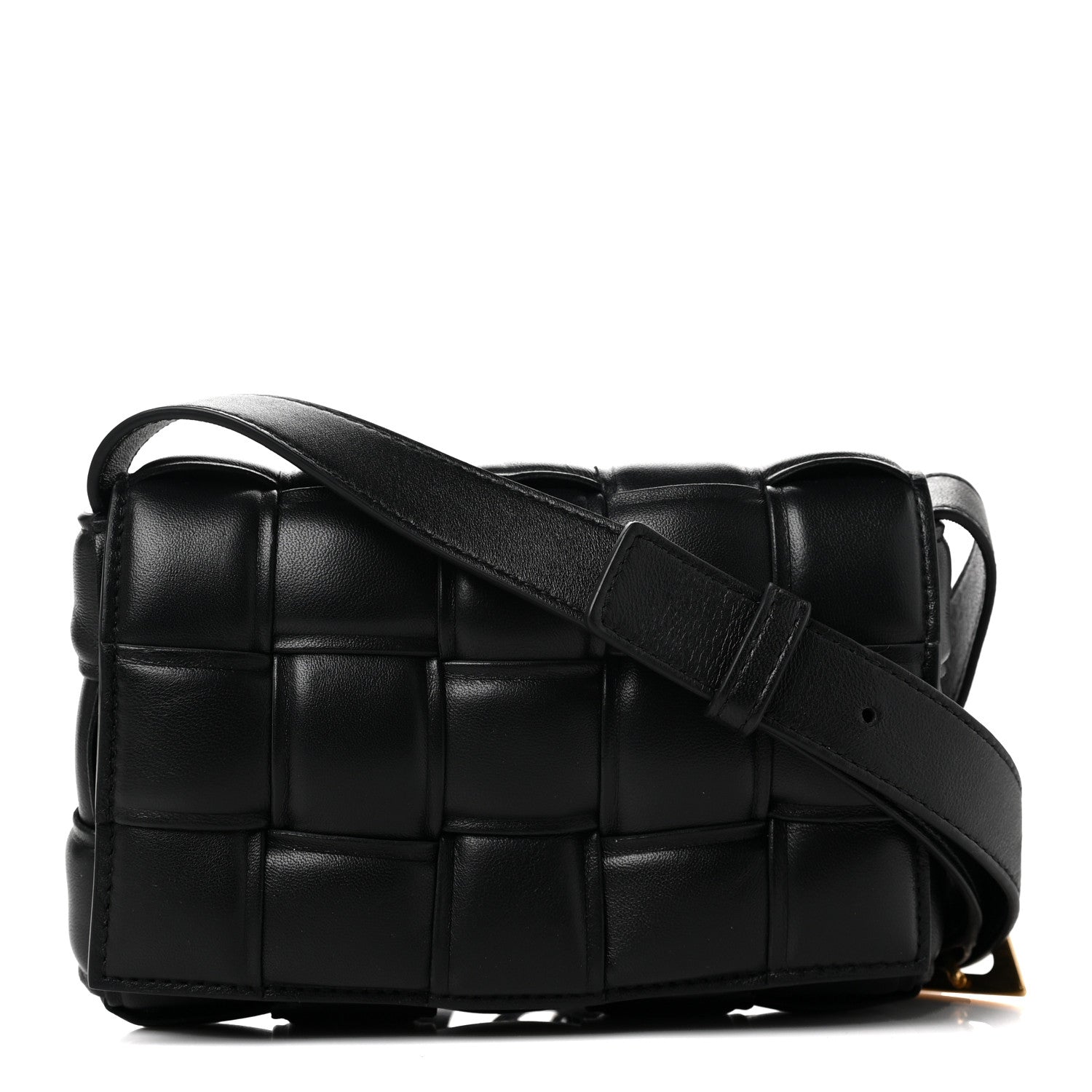 Bottega Veneta Nappa Maxi Intreccio Small Padded Cassette Crossbody Bag Black 1 of 7