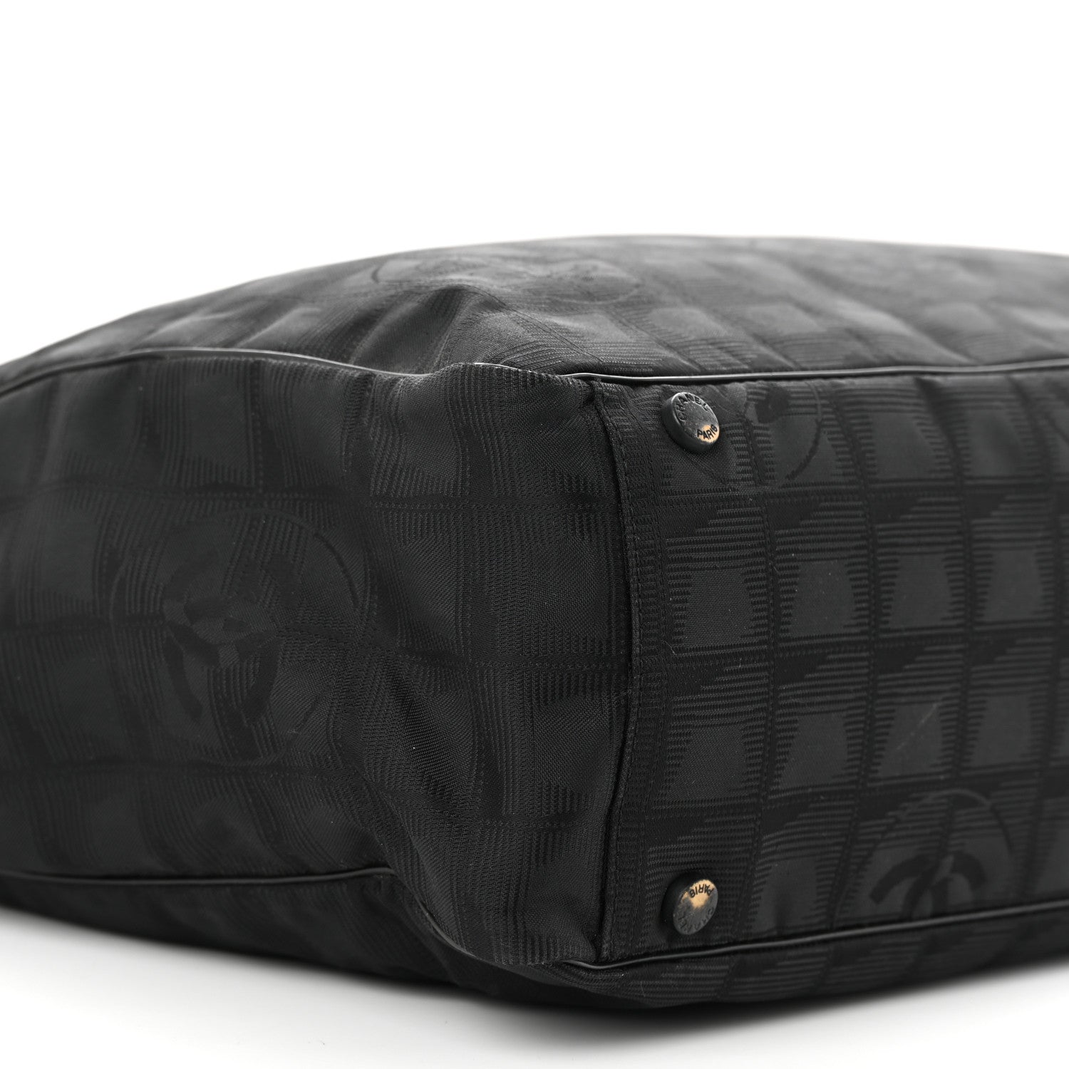 Chanel Nylon Medium Travel Tote Black 9 of 15