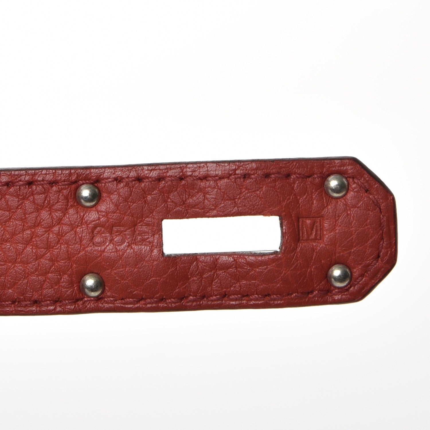 Hermes Taurillon Clemence Jypsiere 34 Brique 7 of 7