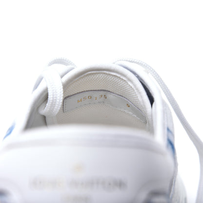 Louis Vuitton Denim Monogram Trocadero Tie Dye Sneakers 9 Marine 8 of 10