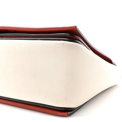 Celine Shiny Smooth Calfskin Medium Frame Shoulder Bag Maple White 10 of 10