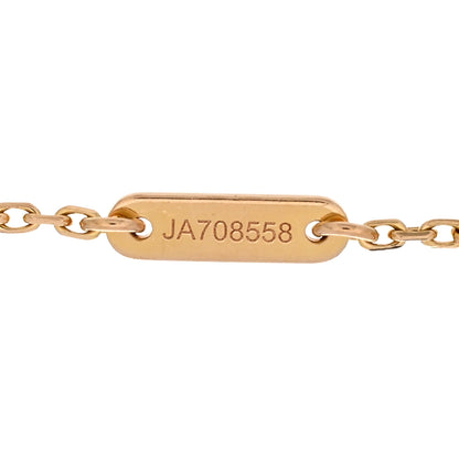 Van Cleef & Arpels 18K Rose Gold Carnelian Sweet Alhambra Bracelet 4 of 5