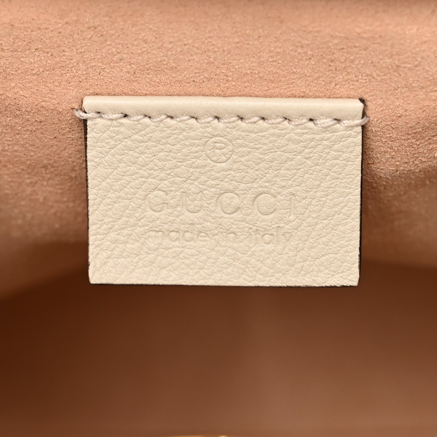 Gucci Wonka Grain Calfskin Mini Diana Tote Bag Mystic White Orange Fluo 6 of 12
