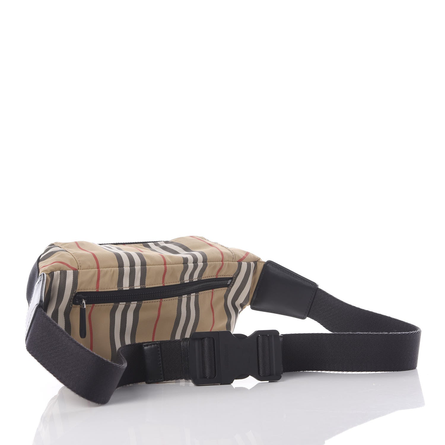 Burberry Nylon Vintage Check Sonny Bum Bag Archive Beige Black 2 of 7