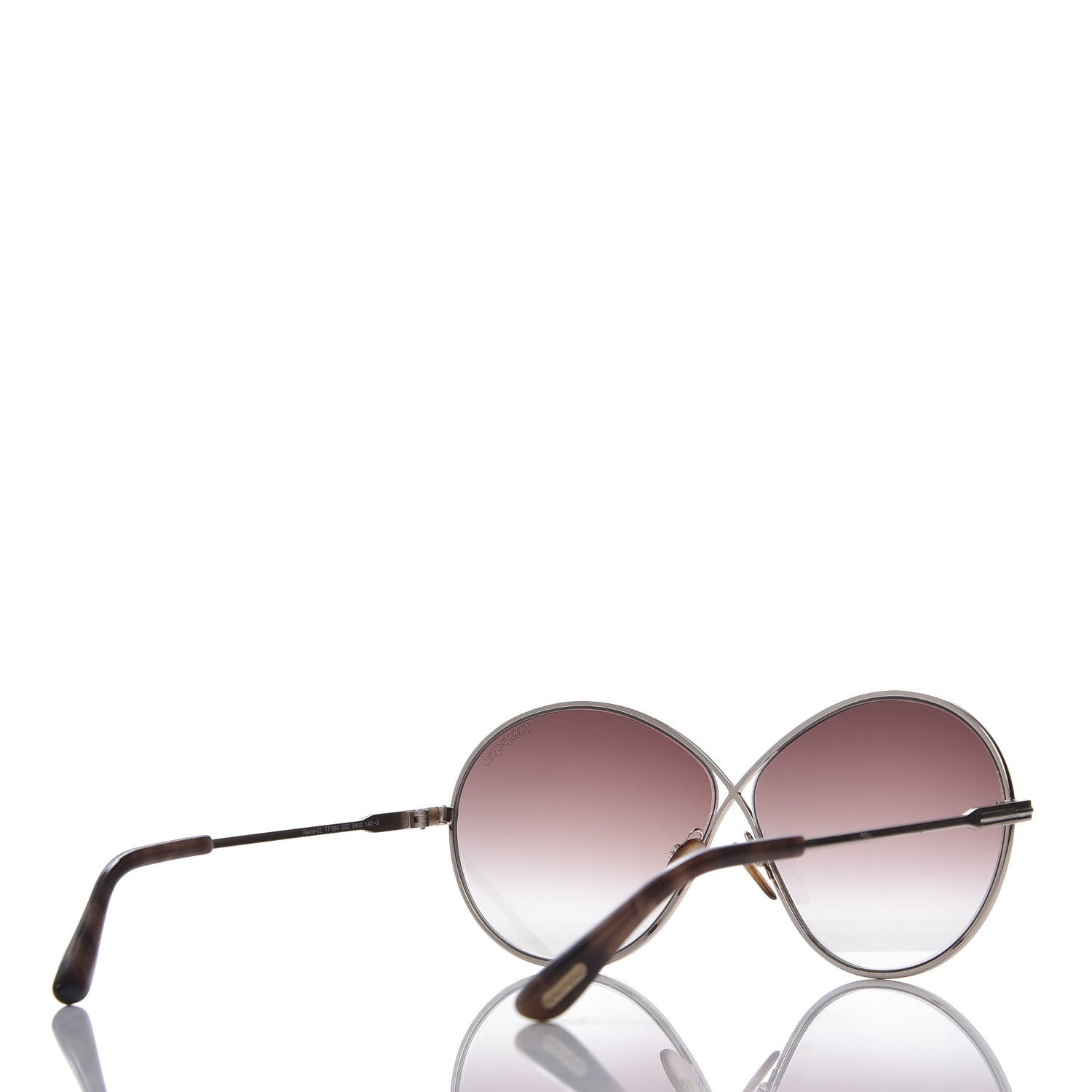 Tom Ford Rania-02 Oval Sunglasses TF564 Light Gold 4 of 8