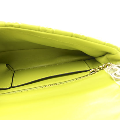 Gucci Lambskin Embossed Mini GG Milano Top Handle Shoulder Bag Light Green 5 of 10