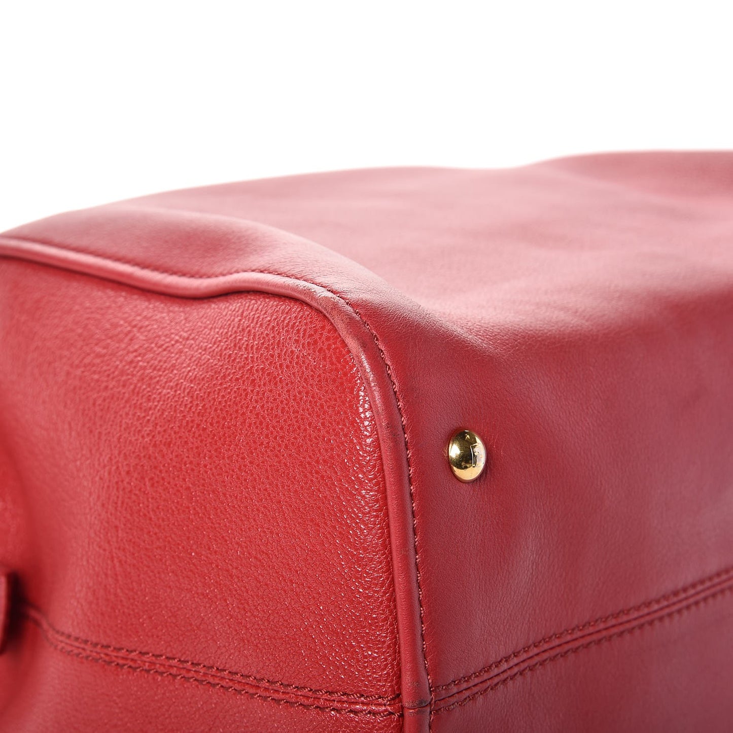 Vitello Capra Alabama Colorblock Large Chameleon Tote Ciliegia Bordeaux Ruby