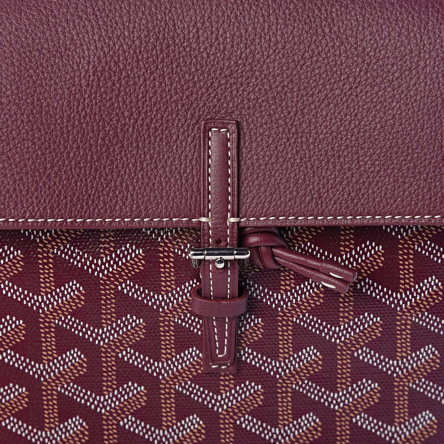 Goyard Goyardine Calfskin Mini Alpin Backpack Bordeaux 9 of 9