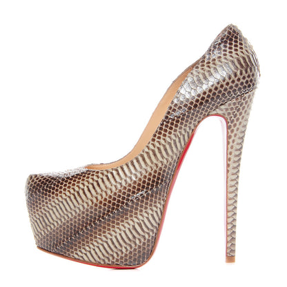Christian Louboutin Ayers Daffodile 160 Pumps 39 Stone 1 of 7