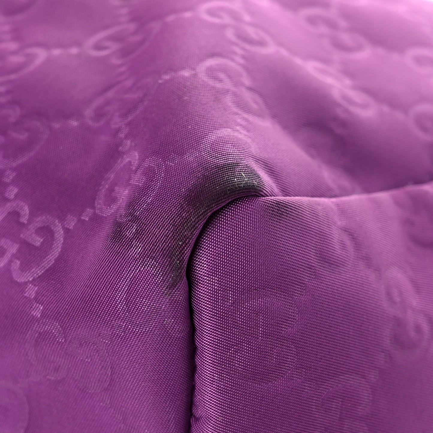 Nylon Guccissima Medium Tote Purple