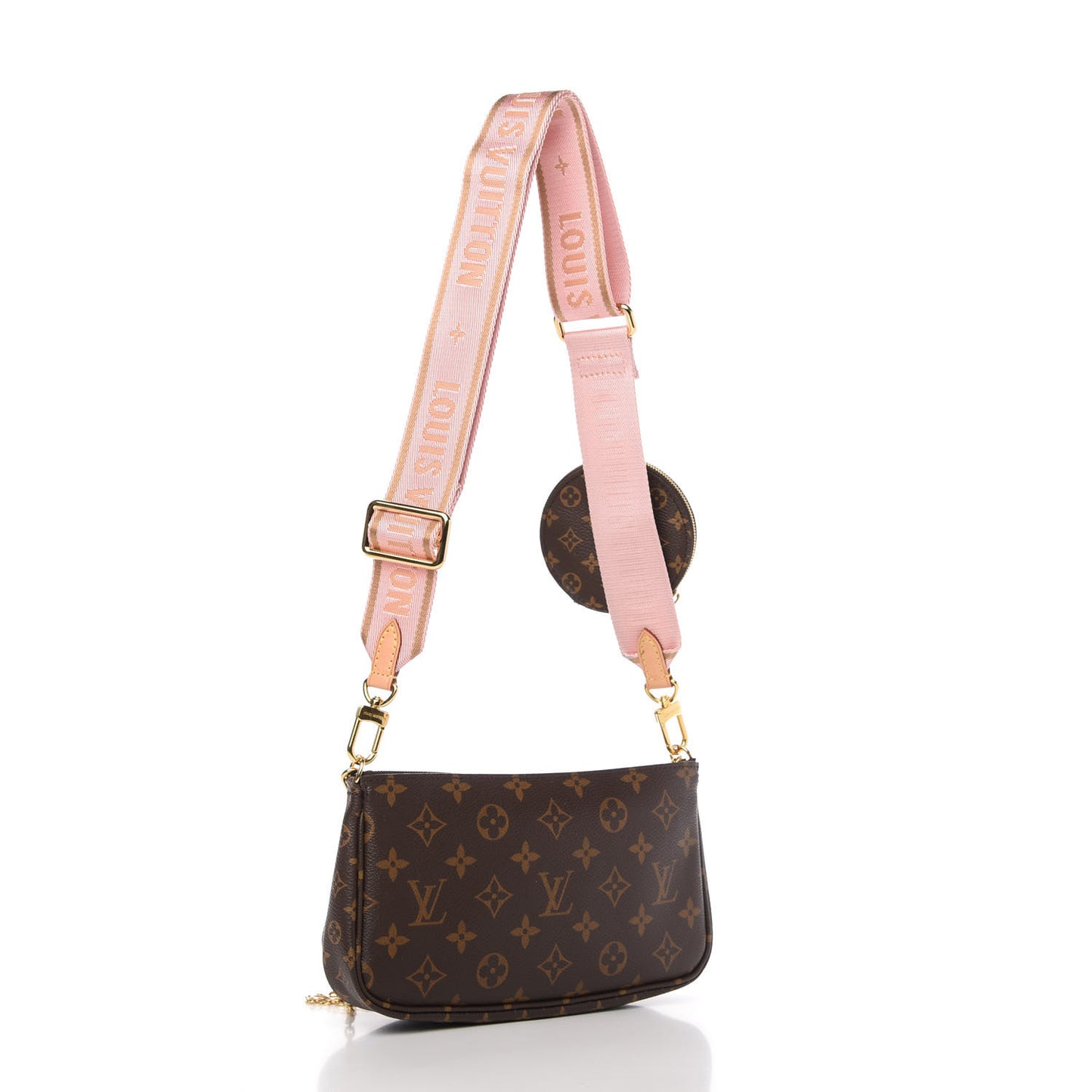 Monogram Multi Pochette Accessories Rose Clair