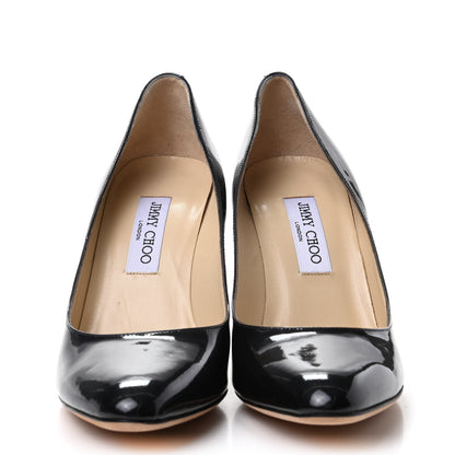 Jimmy Choo Patent Pumps 41 Black 2 of 9