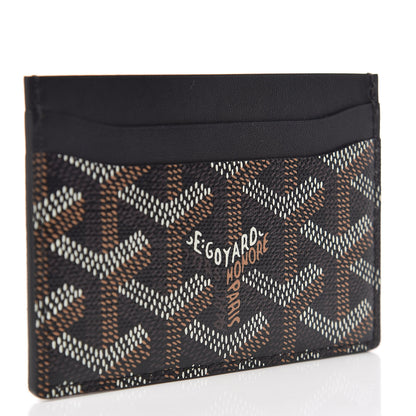Goyard Goyardine Saint Sulpice Card Holder Black 3 of 7