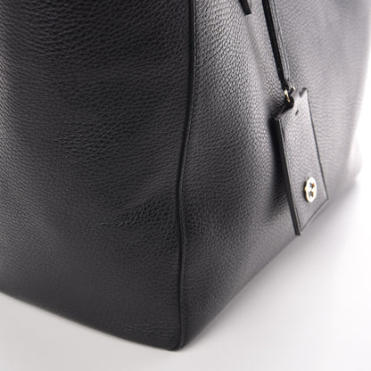 Gucci Pebbled Calfskin Medium Swing Tote Black 9 of 10