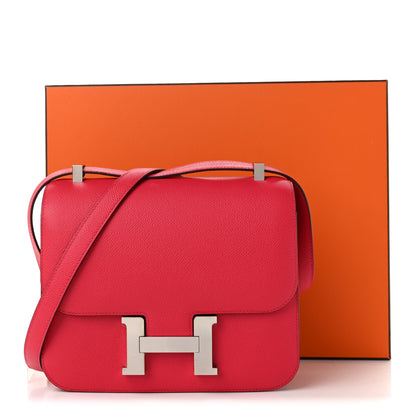 Hermes Epsom Constance 24 Rose Extreme 11 of 11