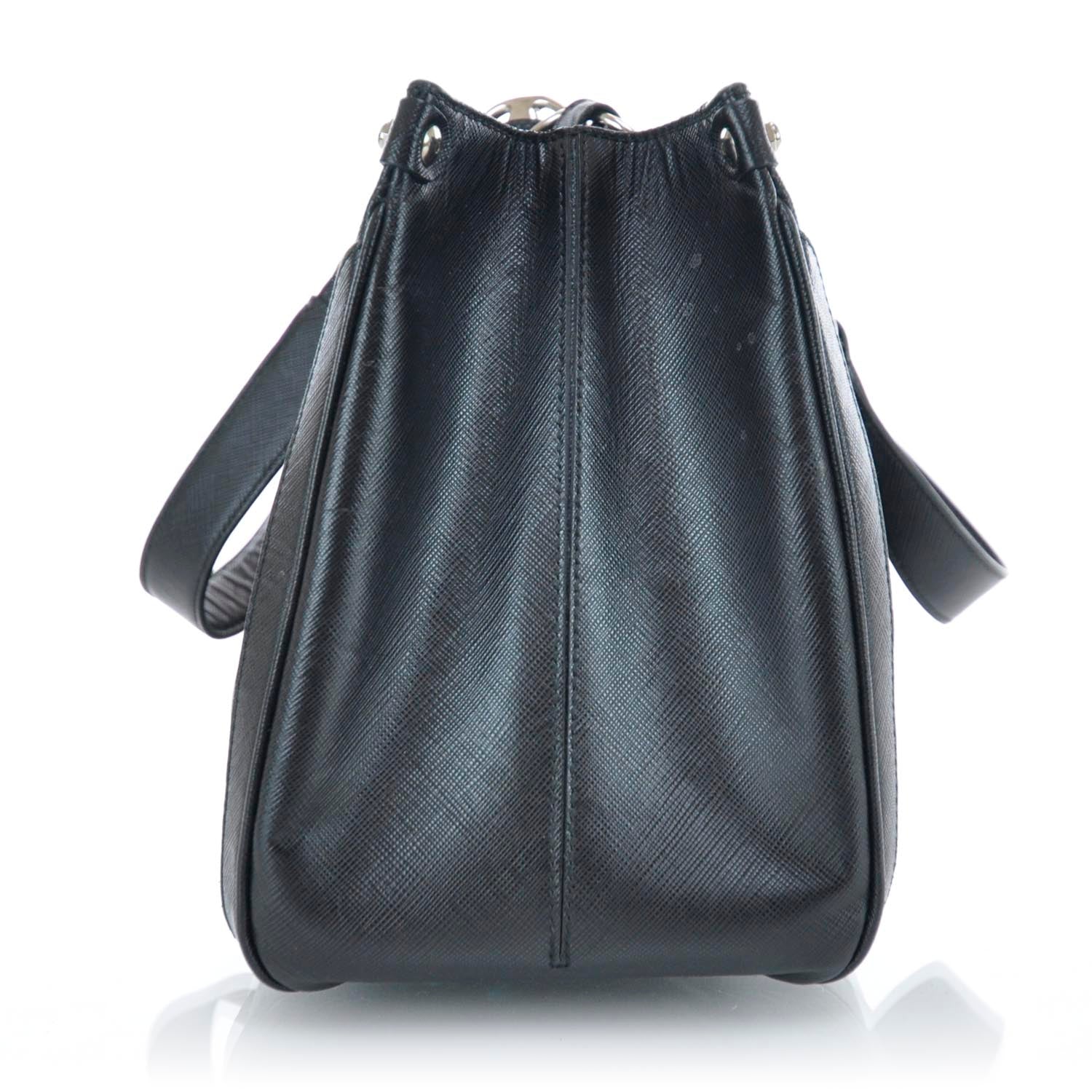 FASHIONPHILE SALVATOREFERRAGAMOSaffianoNicolettaBagBlack 6 of 11