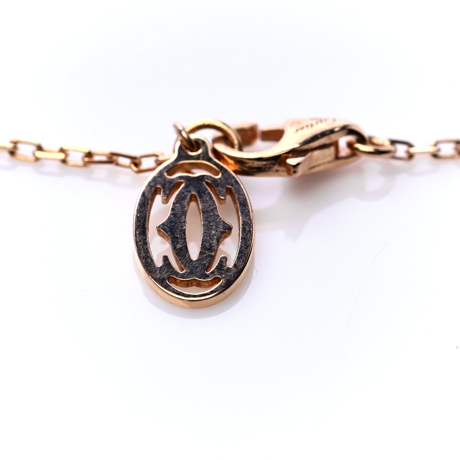 Cartier 18K Pink Gold Diamond SM D'Amour Pendant Necklace 4 of 7