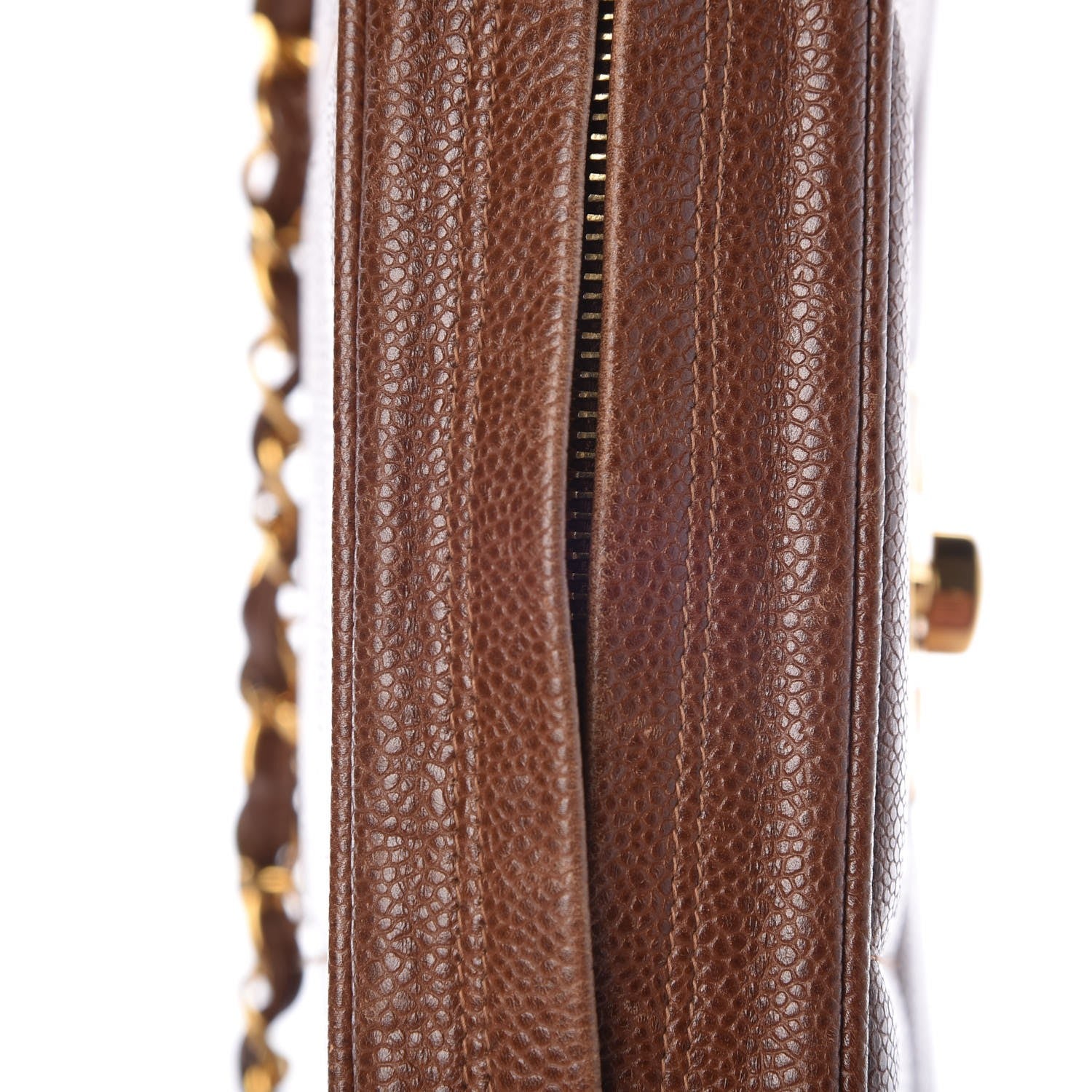 Chanel Caviar Vertical Quilt Bag Brown 18 of 18