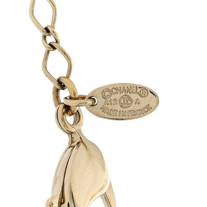 Chanel Pearl CC Long Necklace Gold 5 of 6