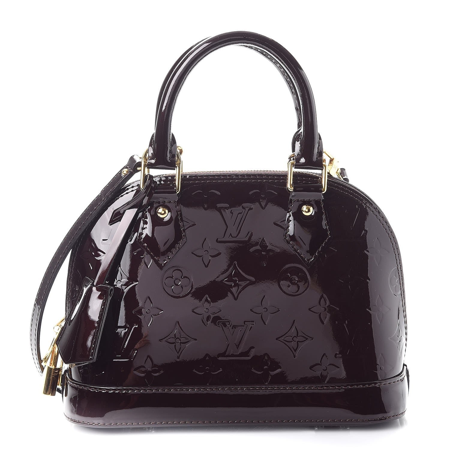 Louis Vuitton Vernis Alma BB Amarante 1 of 10