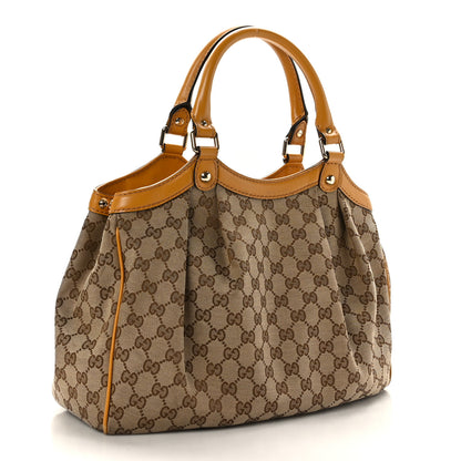 Gucci Monogram Medium Sukey Tote Yellow 3 of 9