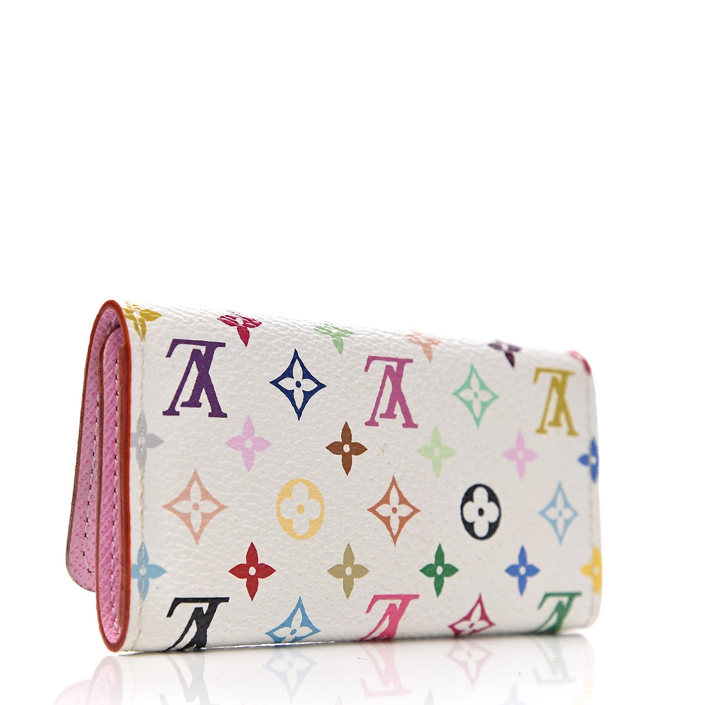 Monogram Multicolor Multicles 4 Key Holder White Litchi