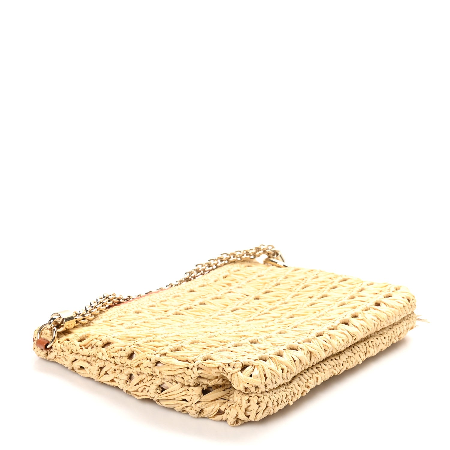Jimmy Choo Raffia Callie Tassel Shoulder Bag Natural 4 of 8