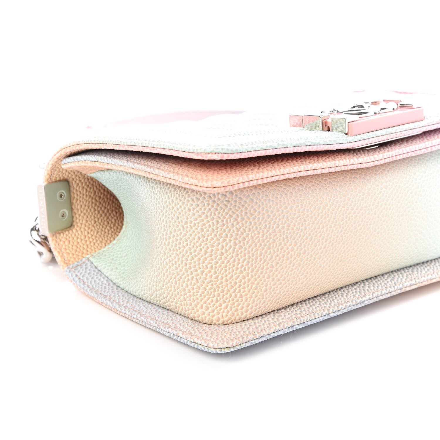 Chanel Caviar Quilted Small Cuba Rainbow Boy Flap Multicolor 5 of 10