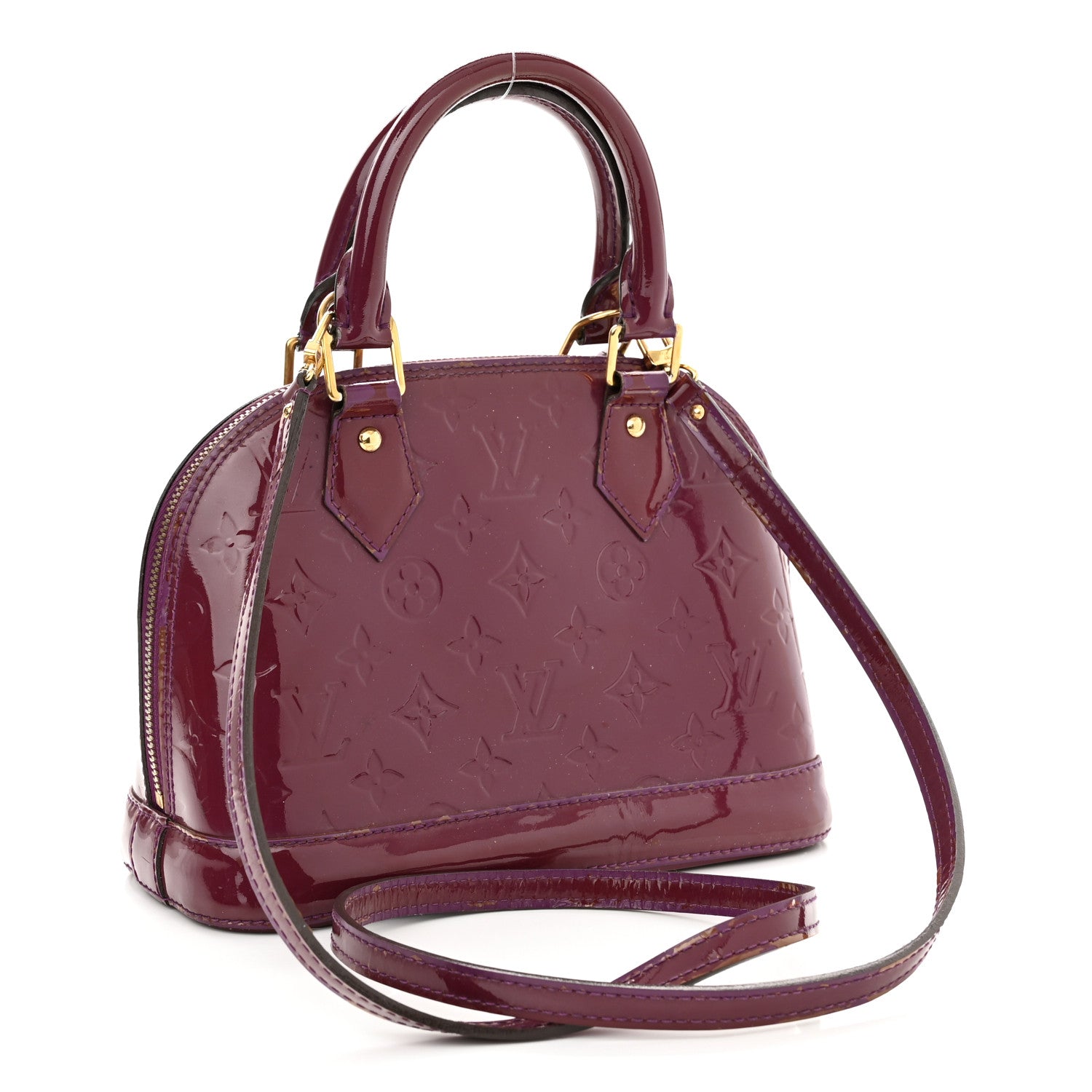 Louis Vuitton Vernis Alma BB Amethyste 2 of 12