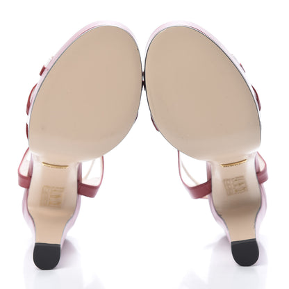 Gucci Malaga Kid Platform Sandals 36 Red 5 of 14