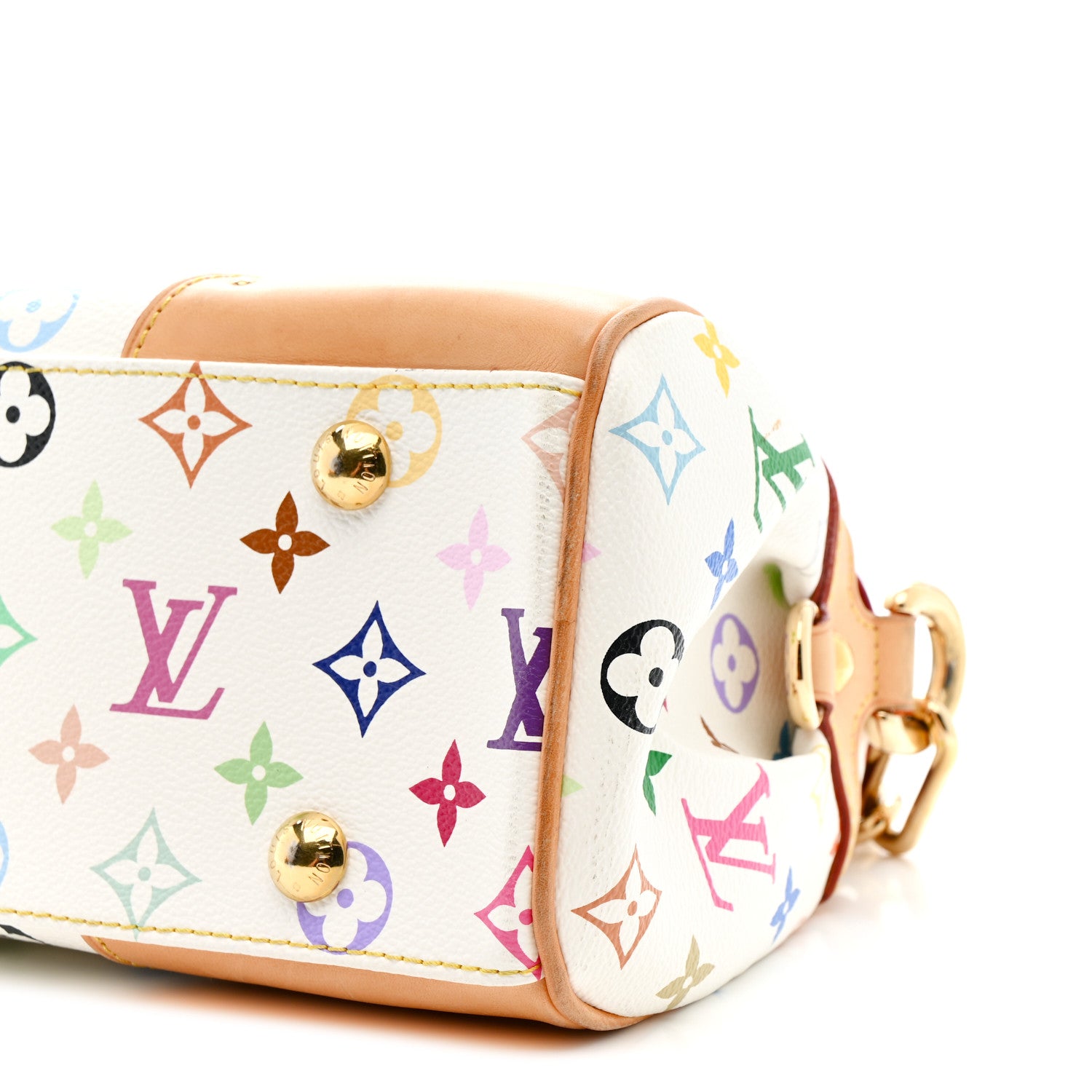 Louis Vuitton Monogram Multicolor Beverly MM White 10 of 14