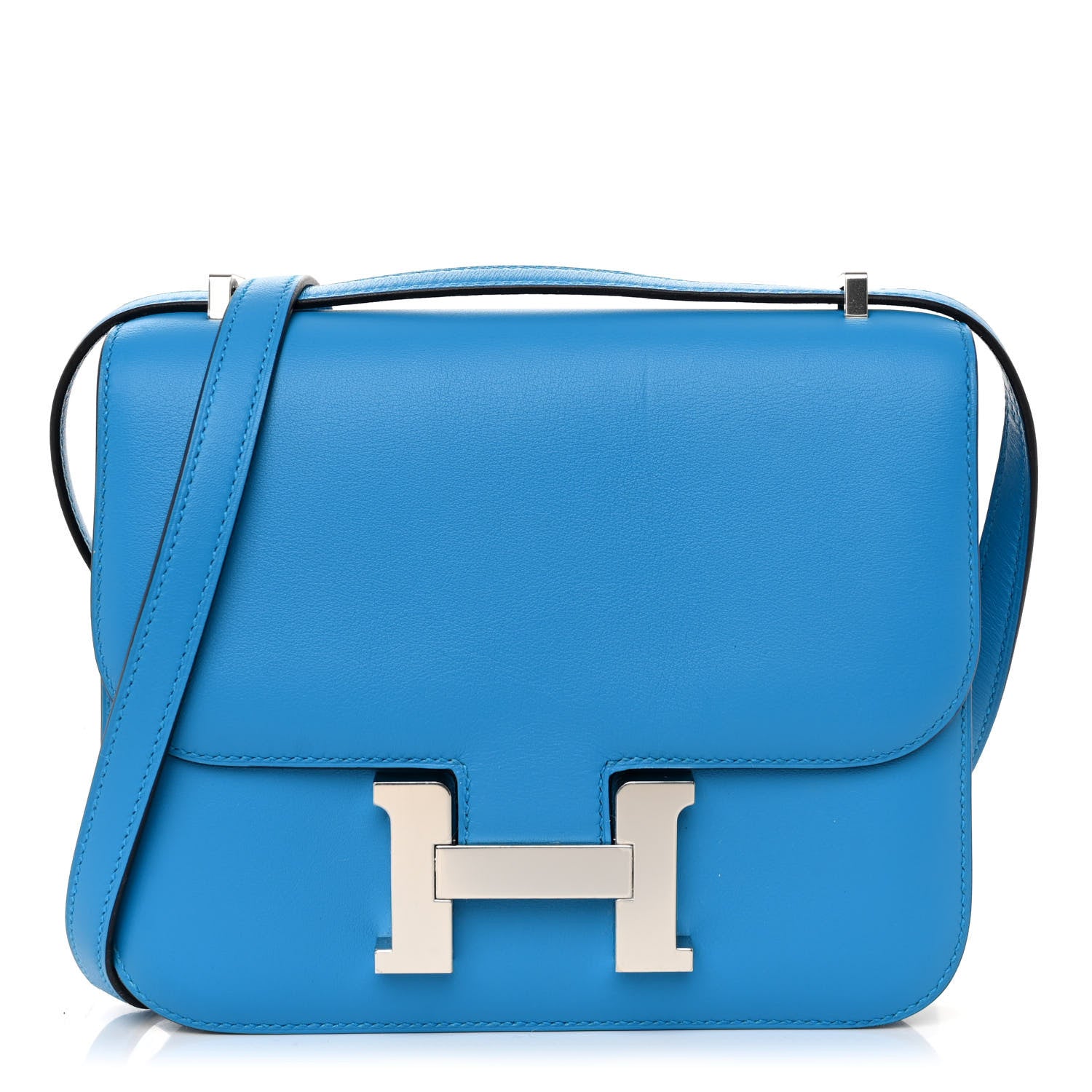 Hermes Swift Constance 18 Bleu Frida 2 of 11