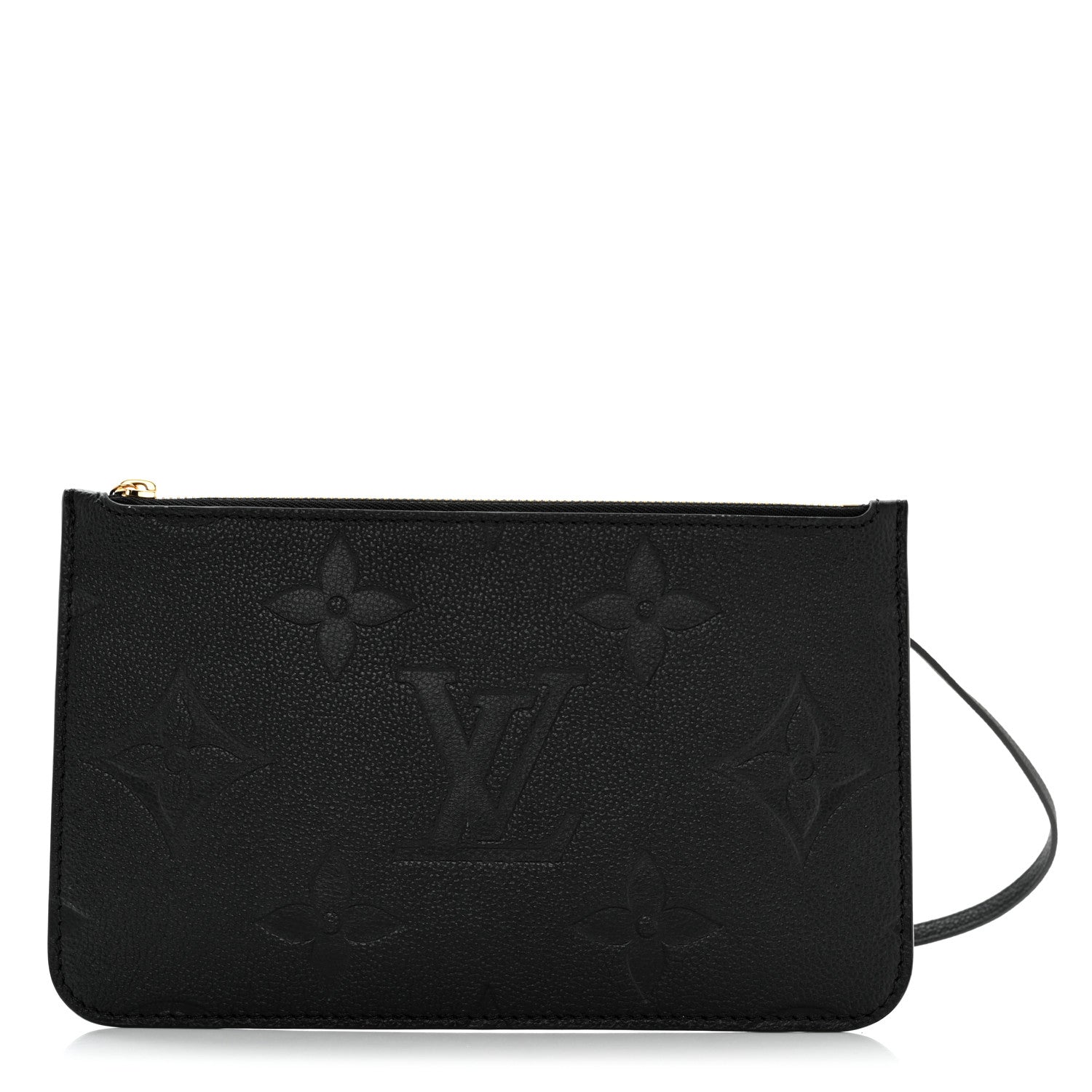 Louis Vuitton Empreinte Monogram Giant Neverfull MM Pochette Black 1 of 9