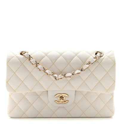 Chanel Caviar Quilted Small Double Flap White 1 of 10