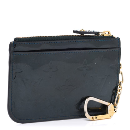 Louis Vuitton Vernis Key Pouch Blue Nuit 3 of 11