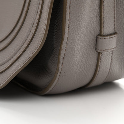 Chloe Calfskin Medium Marcie Round Crossbody Bag Cashmere Grey 11 of 11