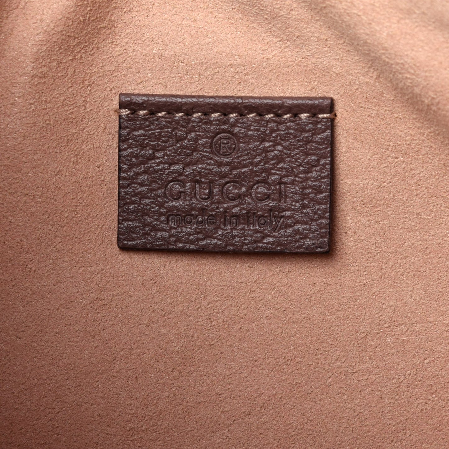 GG Supreme Monogram Large Ophidia Pouch Clutch Brown