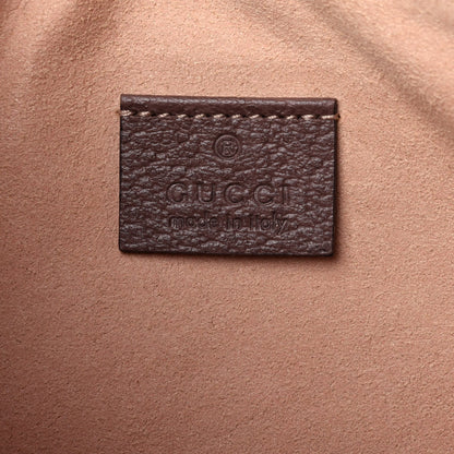 Gucci GG Supreme Monogram Large Ophidia Pouch Clutch Brown 6 of 11