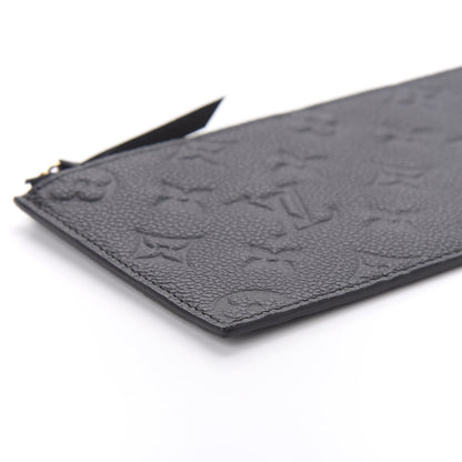Louis Vuitton Empreinte Felicie Chain Wallet Zippered Insert Black 6 of 9