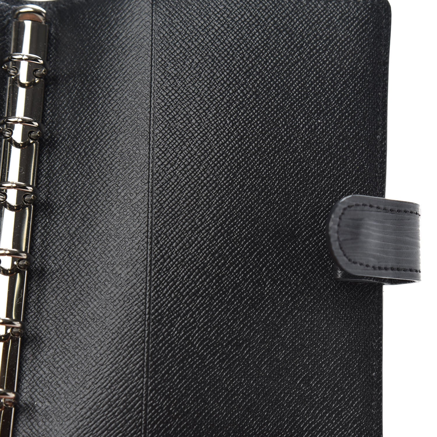Louis Vuitton Epi Small Ring Agenda Cover Black 7 of 8