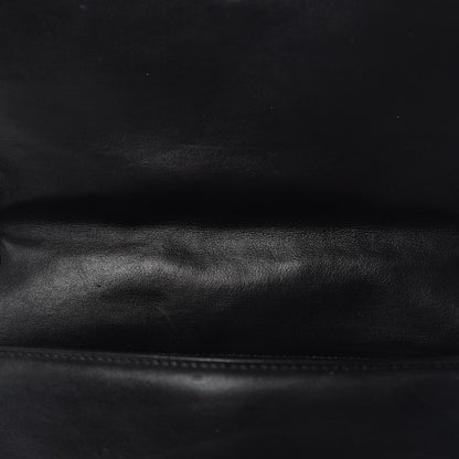 Gucci Calfskin Matelasse Medium GG Marmont Shoulder Bag Black 10 of 14