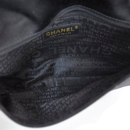 Chanel Satin Quilted Evening Flap Bag Black 10 of 10