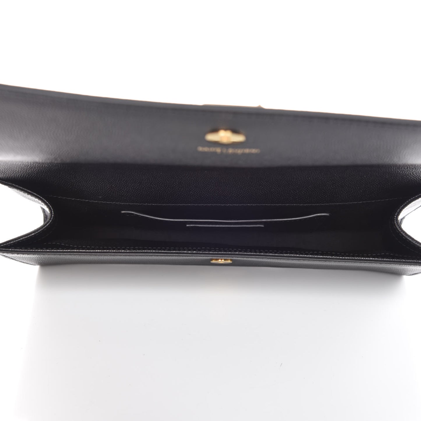 Grain De Poudre Monogram Cassandre Clutch Black